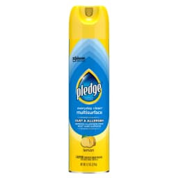 Pledge Clean It Dust & Allergen Multi Surface Cleaner Spray, Spring Cleaning Supplies, Lemon Scent, 9.7 Ounce - Thumbnail 6
