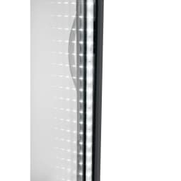 54 in. Commercial Two Glass Door Convertible Reach-In Refrigerator/Freezer with 49 Cu. Ft. Capacity in Stainless Steel, ETL Listed (KM-RIC-2DGD) - Thumbnail 9