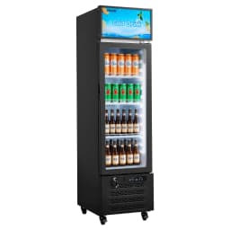 VEVOR Commercial Merchandiser Refrigerator, 6.1 Cu.Ft / 173 L Glass Door Display Refrigerator, Upright Beverage Cooler with Customizable Lightbox,3 - Thumbnail 9