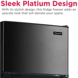 Frigidaire 7.5 Cu. ft Top Freezer Refrigerator, Compact Fridge for Apartment, Kitchen, Office, Garage, Black - Thumbnail 6