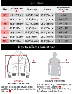 FLAVOR Men Biker retro Brown Leather Motorcycle Jacket Genuine Leather jacket (XX-Large, Brown) - Thumbnail 5