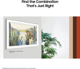 Samsung VGSCFA85BWBZA Customizable Bezel for the 2021 85" The Frame TV (Modern Brown) - Thumbnail 10