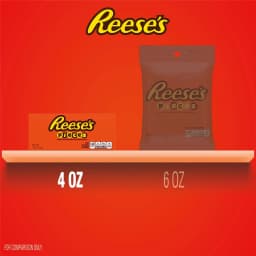 Reese's Pieces Peanut Butter in a Crunchy Shell Candy, Movie Theater Box Candy, 4 oz - Thumbnail 7