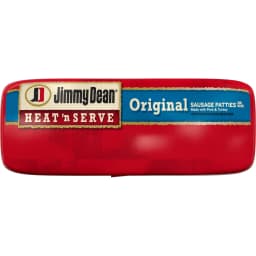 Jimmy Dean Heat 'N Serve Original Pork Breakfast Sausage Patties, 26 Count (Frozen) - Thumbnail 10