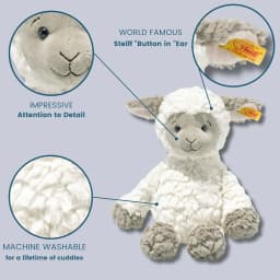 Steiff Lita Lamb, 12", white - Thumbnail 4