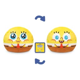 TeeTurtle SpongeBob Squarepants 6 Inch Reversible Plush Toy - Thumbnail 1