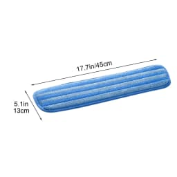 Microfiber Flat Mop Head, Wet and Dry Mop Fittings for Hardwood Floor Cleaning - Thumbnail 3