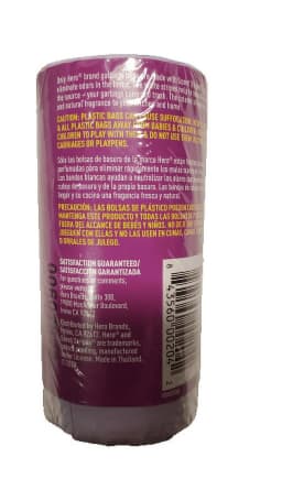 Hero Scent Stripes 4-Gallon, Lavender Scented, Small Flap Tie Trash Bags, 40 Count - Thumbnail 3