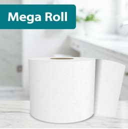 (12 pack) Great Value Everyday Soft Bath Tissue, 4 Count, Mega Rolls, Compare to Angel Soft® - Thumbnail 4