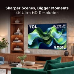 TCL 85" QM51L Series QD-Mini LED 4K QLED UHD HDR Smart Google TV (NEW 2026) - New Halo Control System - Thumbnail 8