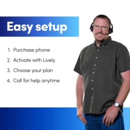 LIVELY Jitterbug Flip2 - Flip Cell Phone for Seniors - Not Compatible with Other Wireless Carriers - Must Be Activated Phone Plan - No SIM Needed - Flip2 Red - Thumbnail 6