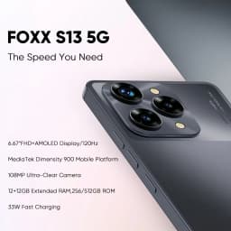 FOXX S13 5G Cell Phone, Android 14 Unlocked Phones 12GB +512GB TF Expand, 108MP Camera Dual SIM,5000mAh 6.67" HD+ 120Hz Display - Thumbnail 6