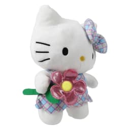 Sanrio Hello Kitty Plush Toy, Soft Stuffed Animal, White PP Cotton - Thumbnail 2