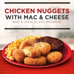Banquet Chicken Nuggets With Mac & Cheese, 15g Protein, Frozen Meal, 7.4 oz - Thumbnail 2
