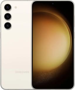 Unlocked for All Carriers Samsung Galaxy S23 Cell Phone 128GB 8GB RAM 3900 mAh Battery Cream - Thumbnail 1