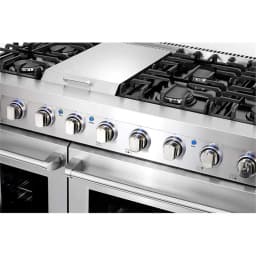 Cosmo 48 in. Double Oven Gas Range & Dishwasher & Wine Cooler & Refrigerator Set - Thumbnail 18
