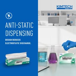 Kimtech Science Kimwipes Delicate Task Wipes (34133), Pop-Up Box, White (15 Boxes of 198 Sheets, 2,970 Sheet Total) - Thumbnail 5