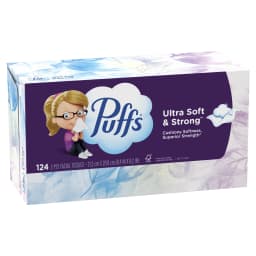 Puffs Ultra Soft Facial Tissues, 1 Family Size Box, 124 Facial Tissues Per Box - Thumbnail 12