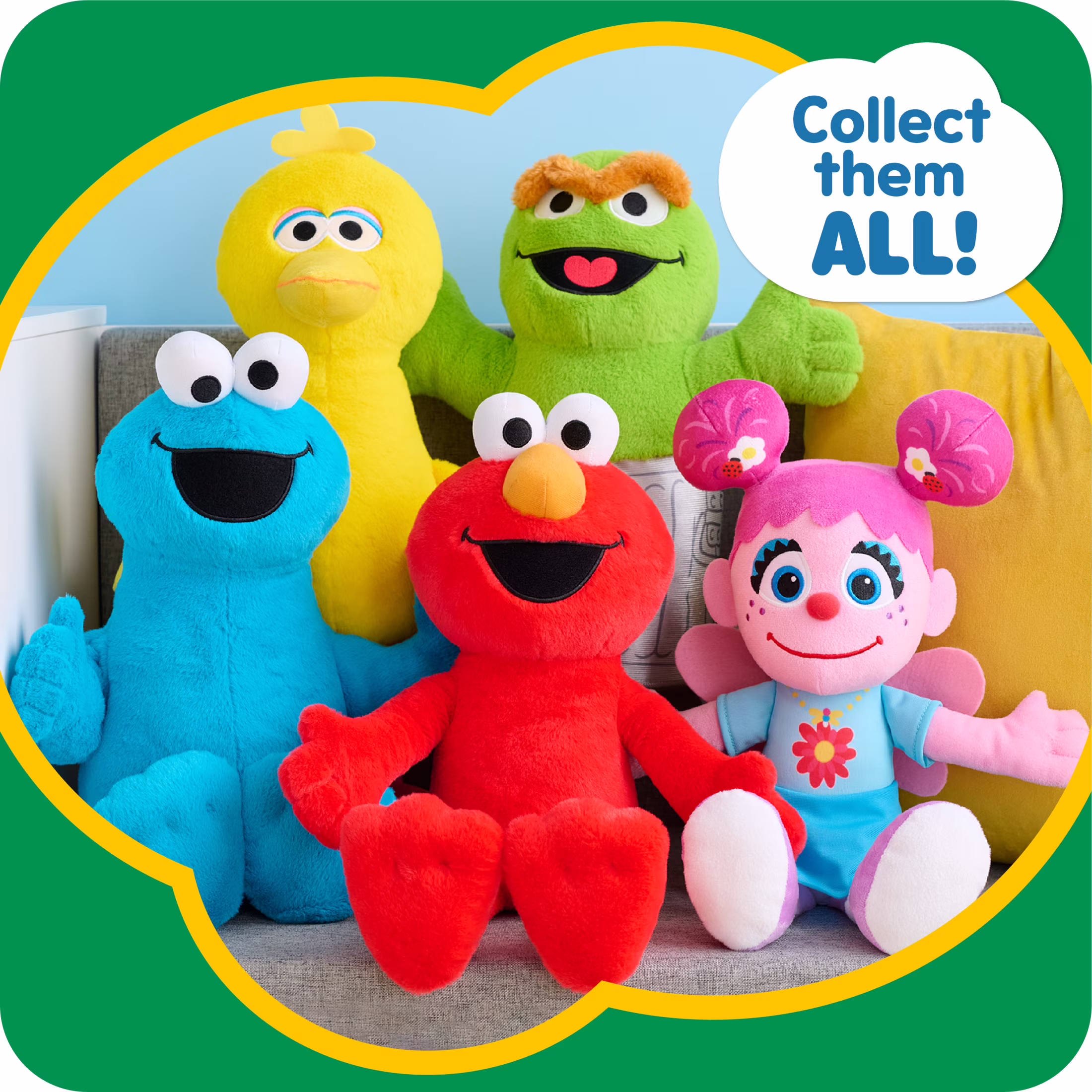 Sesame Street Large Plush Big Bird Baby and Toddler Toys - Thumbnail 6
