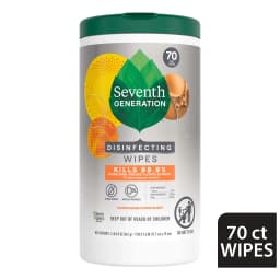 Seventh Generation Disinfecting Wipes, Lemongrass Citrus, 70 Wipes​ - Thumbnail 3
