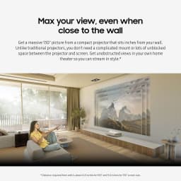 SAMSUNG 130-Inch Class LPU9D Series The Premiere Ultra Short Throw 4K AI Smart TV Triple Laser Projector for Home - Thumbnail 13