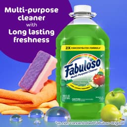 Fabuloso 2X Multi-Purpose Cleaner, No Rinse Floor Cleaner, Passion of Fruits Scent, 169 fl oz - Thumbnail 3
