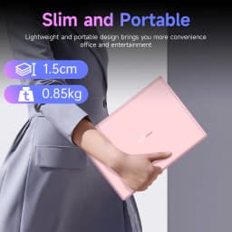 Metal Case Portable Business Mini Laptop Computer Office Travel & Students, Work small Laptop - Pink Laptop - Thumbnail 9