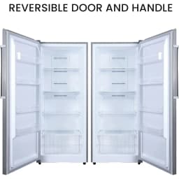 Equator Advanced Appliances 14 cu ft Convertible Freezer Refrigerator - Garage Ready - Stainless Steel -FR1400-Color:Silver - Thumbnail 5