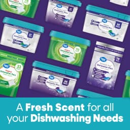 Great Value Premium Plus Dishwasher Pacs, Fresh Scent, 47 Count - Thumbnail 3