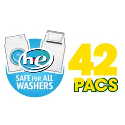 Great Value Premium Clean Laundry Pacs, Original Scent, 42 Count - Thumbnail 3