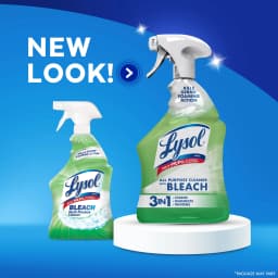 Lysol, Bleach, Multi-Purpose Cleaner, Foaming Spray, Antibacterial Cleaner, 32 fl oz - Thumbnail 2