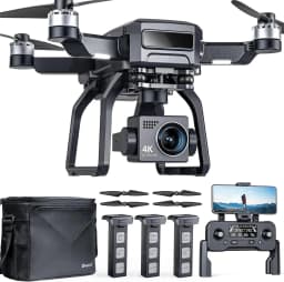 Bwine F7GB2 Pro Drones with Camera for Adults 4K UHD Aerial, 3-Axis Gimbal, 10000FT Control, 75 Mins Flight Time with 3 Batteries, GPS Follow - Thumbnail 1