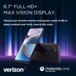 Verizon Motorola One Ace 5G, 64GB, Gray - Prepaid Smartphone [Locked to Verizon Prepaid] - Thumbnail 15