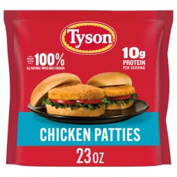 Tyson White Meat Chicken Patties, 23 oz (Frozen, Fully Cooked) - Thumbnail 1