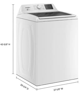 Whirlpool 4.3 Cu. Ft. Top Load Washer with 2-in-1 Removable Agitator - Thumbnail 3