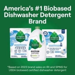 Seventh Generation Power+ Natural Auto Dishwasher Detergent Gel, Fresh Citrus Scent, 65 fl oz - Thumbnail 6