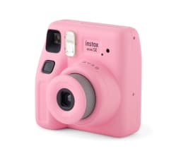 Fujifilm instax Mini SE Instant Camera with Case, Album, 10 Pack of Film, and Frame Stickers, Pink (Value bundle) - Thumbnail 4