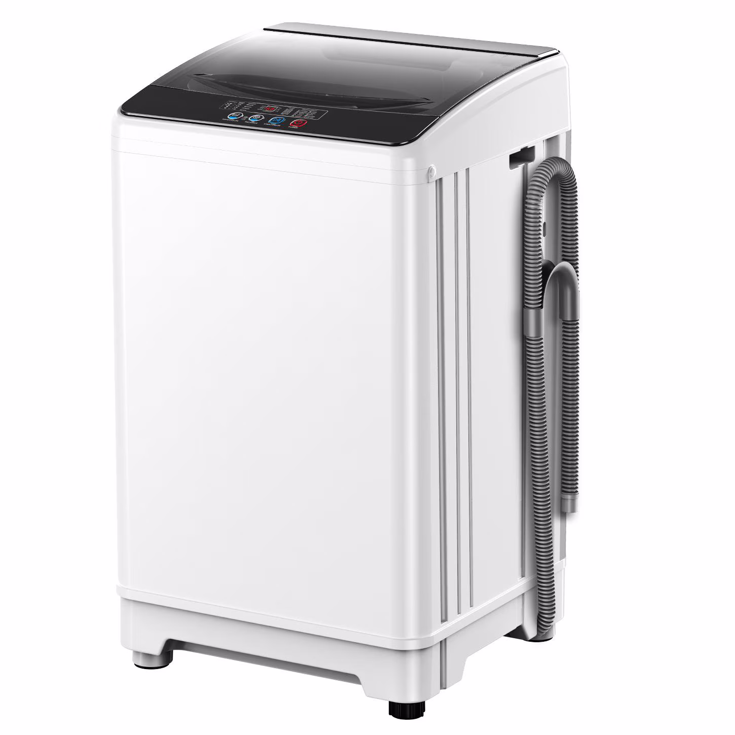 TABU Washer and Dryer Set, 17.6LBS Full Automatic Washing Machine &2.6Cu.ft Portable Dryer Combo (White) - Thumbnail 3