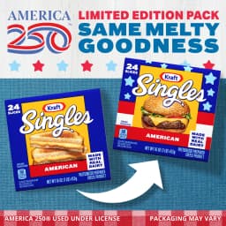 Kraft Singles American Slices, 24 Count Pack - Thumbnail 2
