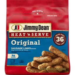 Jimmy Dean Heat 'N Serve Original Pork Breakfast Sausage Links, 36 Count (Frozen) - Thumbnail 1