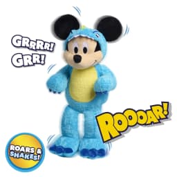 Silly Roaring Mickey Mouse, Interactive Roaring and Moving Feature 12 Inch Plush, for Boys and Girls Ages 3 and up - Thumbnail 5