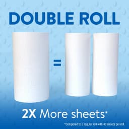 Great Value Everyday Strong Paper Towels, 12 Double Rolls - Thumbnail 4