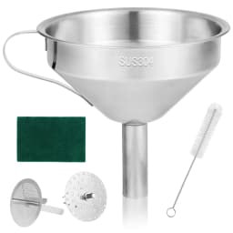 RHEA- 3D Resin Filter Funnel Kit With Strainers + Cleaning Brush + Scouring Pad - Thumbnail 1
