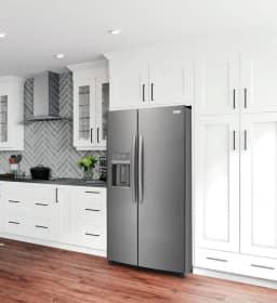 FRIGIDAIRE GRSS2652AD SIDE BY SIDE FREESTANDING REFRIGERATOR Stainless Steel - Thumbnail 3