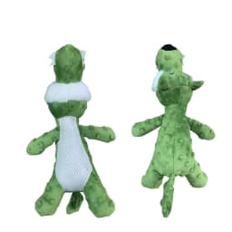 Horivan Interactive Squeaky Dog Toy for Small Medium Dogs Indestructible Chew Toy with Soft Plush Puppy Teething Chew Long Lasting Pet Toy - Thumbnail 1