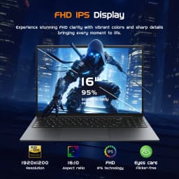 16" Laptop Computer,Intel Core i5,16GB RAM 512GB SSD,Windows 11 Pro Notebook PC,MS Office 2024 - Thumbnail 7
