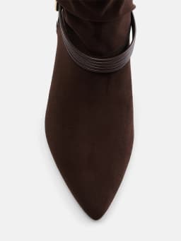 Scenario Women's Kitten Heel Short Boots - Thumbnail 6