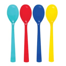 24 Count Multicolor Disposable Plastic Cutlery by Way To Celebrate - Thumbnail 6