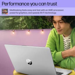 New HP 17.3" HD+ Touchscreen Display Laptop, AMD Ryzen 5 7530U (Beats i7-1165G7), 32GB RAM, 512GB SSD, Wi-Fi 6 - Thumbnail 4
