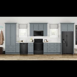 Whirlpool 25 cu ft Side-by-Side Refrigerator, with Icemaker and Humidity-Controlled Crispers, Black - Thumbnail 5